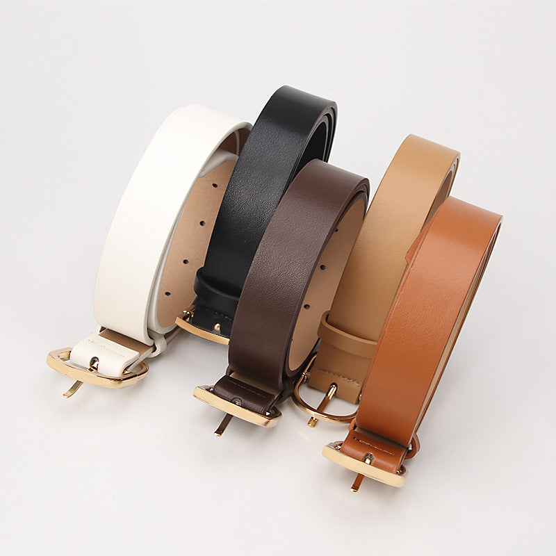 Women's Fashion Pin Buckle Casual Korean Style Belts