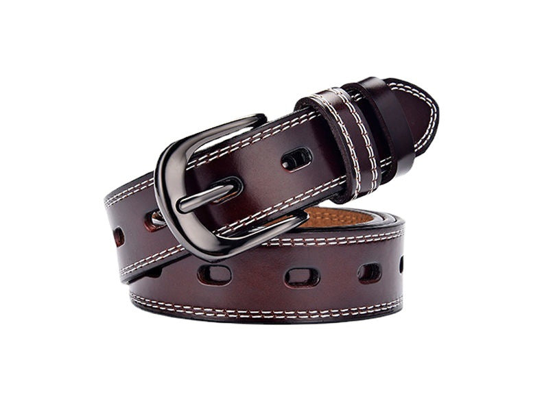 Women's Korean Leather Simple Versatile Pant Belts