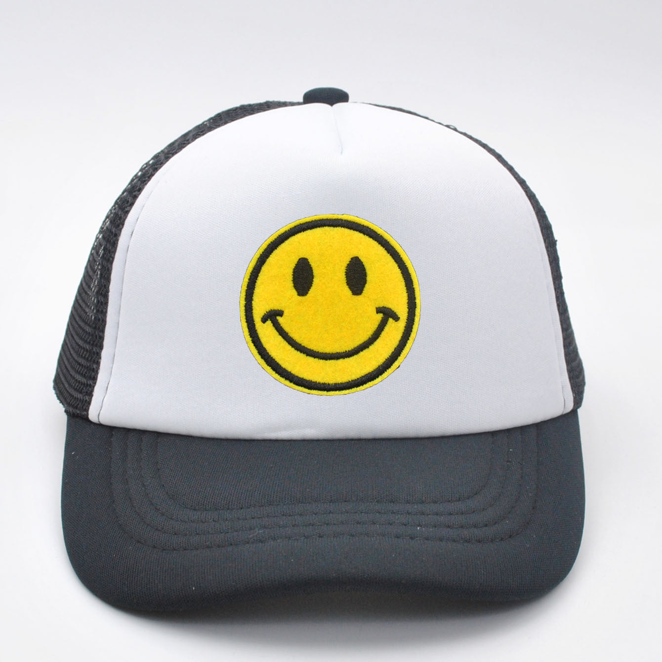 Children's Smiley Face Mesh Fashion Baseball Outdoor Kids' Headwear