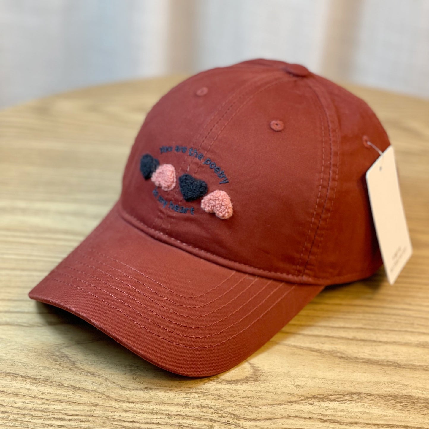 Men's Fresh Love Baseball Hat For Soft Top Versatile Hats & Caps