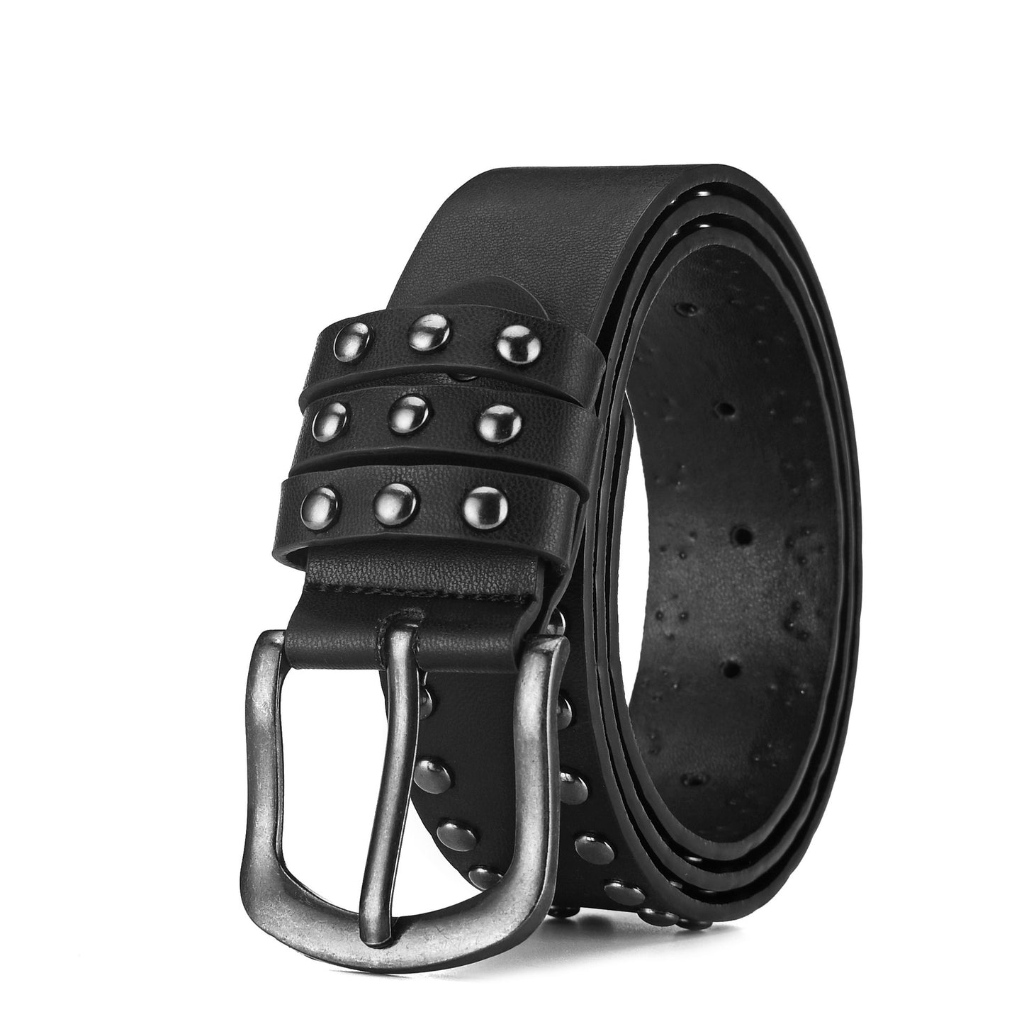 Women's & Men's Rivet Round Punk Unisex Jeans Decoration Belts