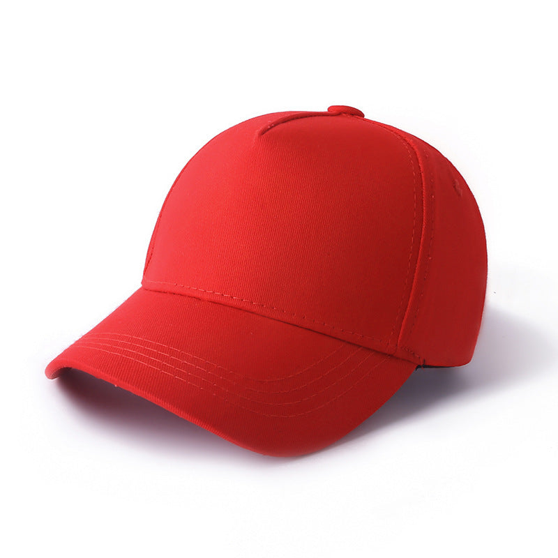 Children's Solid Color Baseball Custom Embroidery Printing Kids' Headwear