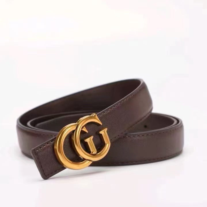 Women's Genuine Leather Waist Decorative Jeans Fashion Belts