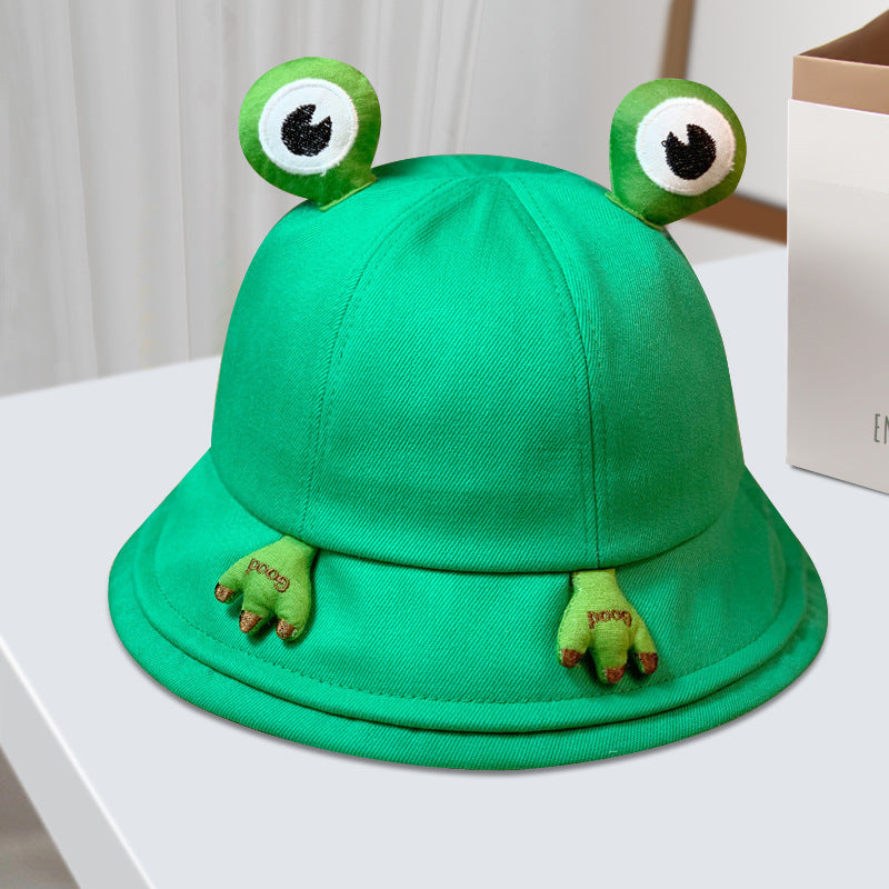 Cute Adult Frog Bucket Hat Cartoon Hats & Caps