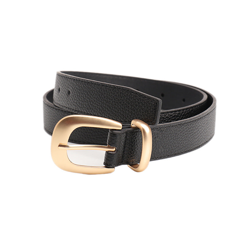 Women's Style Female Commute Pin Buckle Simple Belts