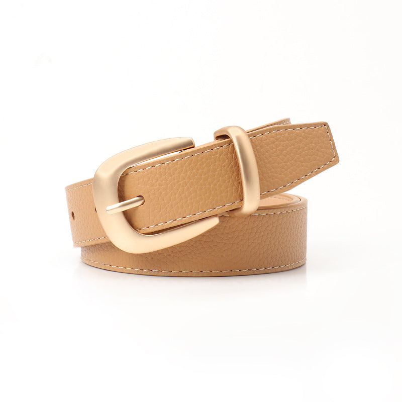 Women's Style Female Commute Pin Buckle Simple Belts