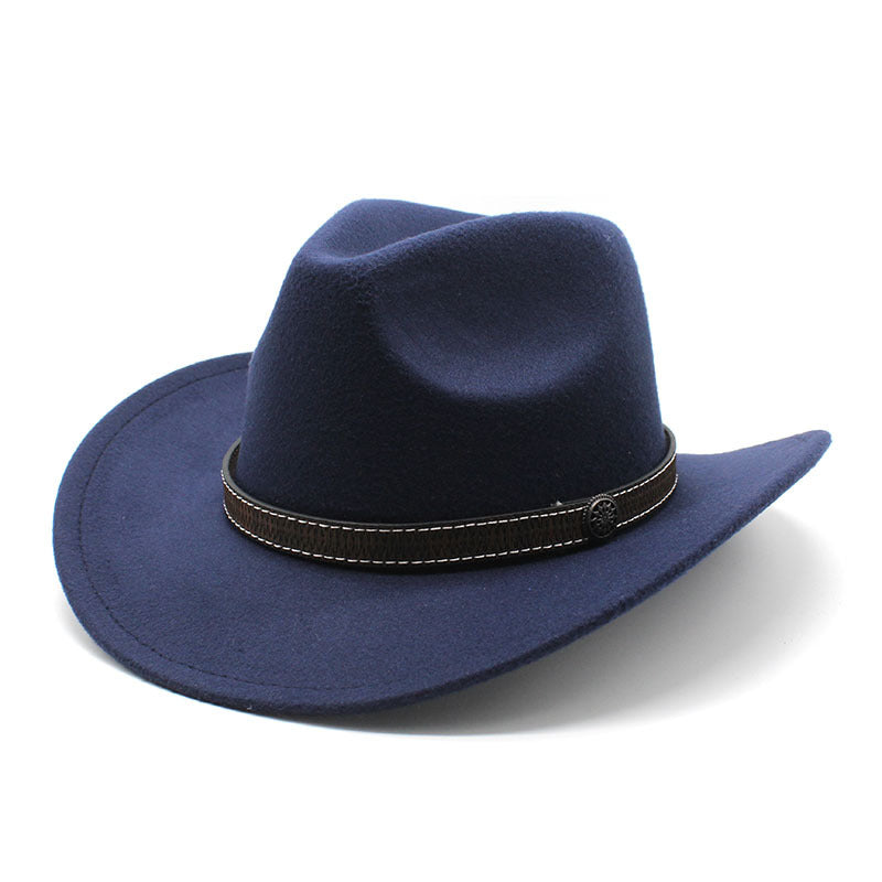 Women's & Men's Western Cowboy Hat Felt Ethnic Style Hats & Caps