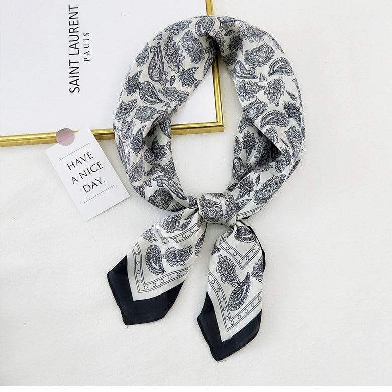 Women's Towel Silk Western Style Fashion Business Scarfs