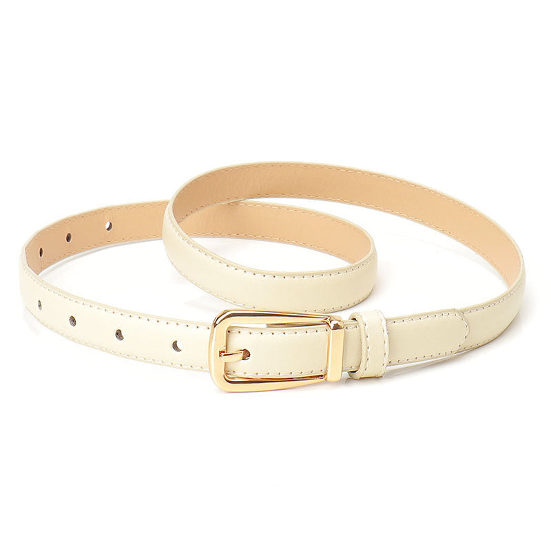 Women's Fashionable Leopard Print Alloy Buckle Fashion Trend Simple Style Belts