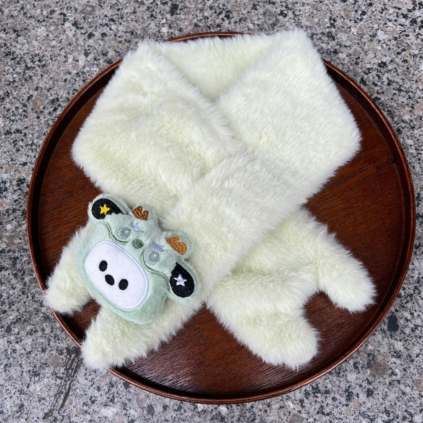 High Quality Plush Winter Imitation Rabbit Scarfs