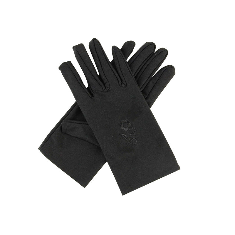 Women's High Elastic Sunscreen Spandex For Short Gloves