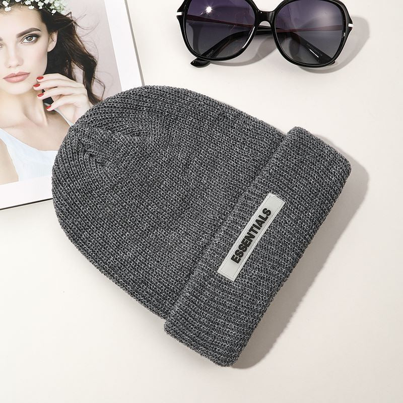 Women's Hat Thick Knitted Woolen Loose Big Hats & Caps