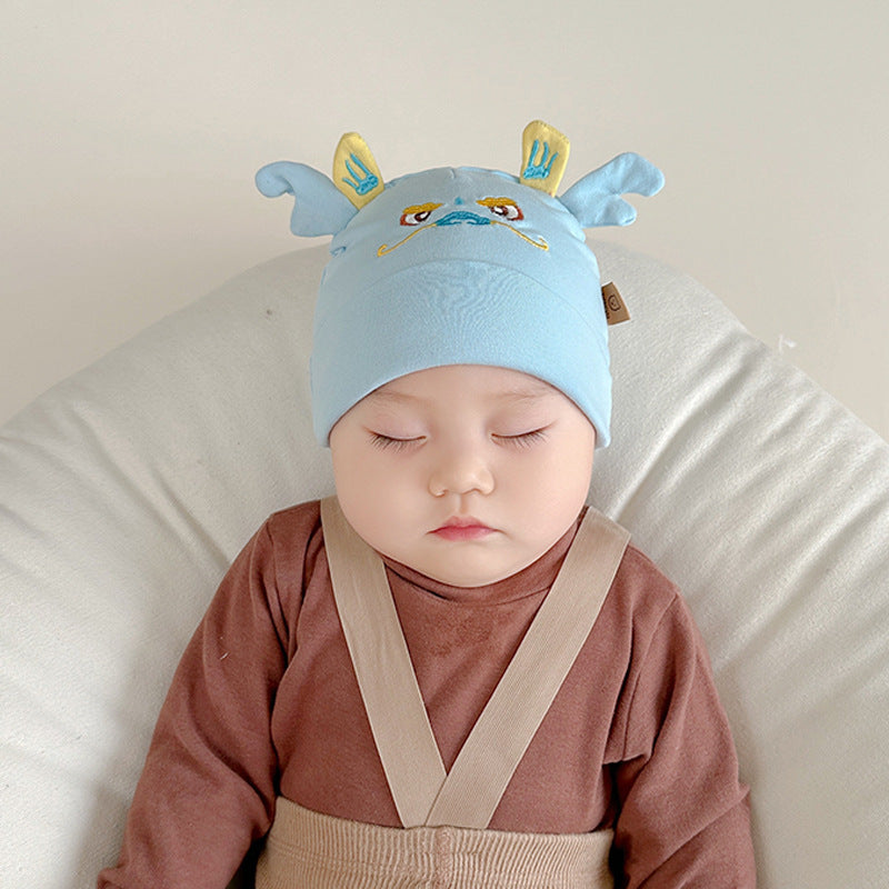 Hat Month Thin Dragon Beanie Born Kids' Headwear