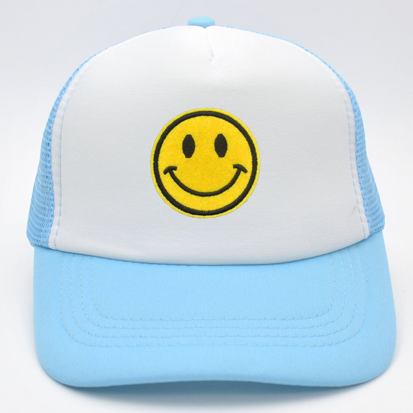 Children's Smiley Face Mesh Fashion Baseball Outdoor Kids' Headwear