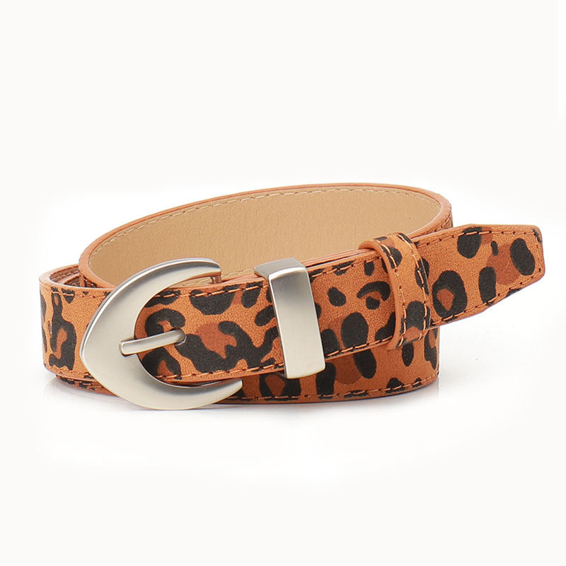 Women's Style Leopard Print Simple Fashionable Jeans Belts