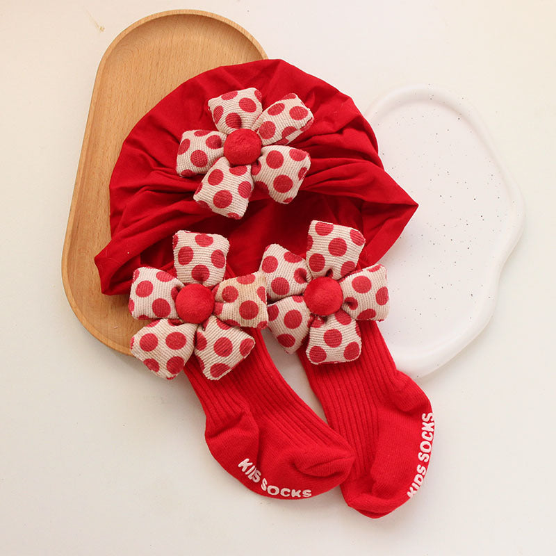 Socks Suit Born One Year Old Gift For First Kids' Headwear