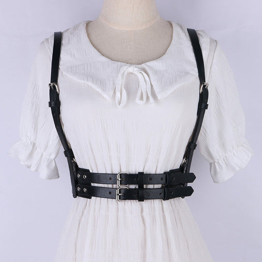 Women's Punk Style Strap Sling Vest Waist Belts