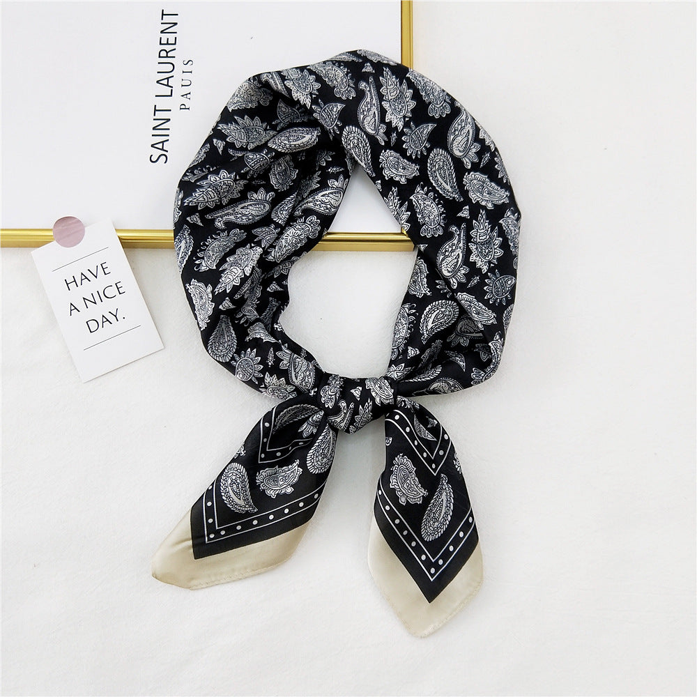 Women's Towel Silk Western Style Fashion Business Scarfs