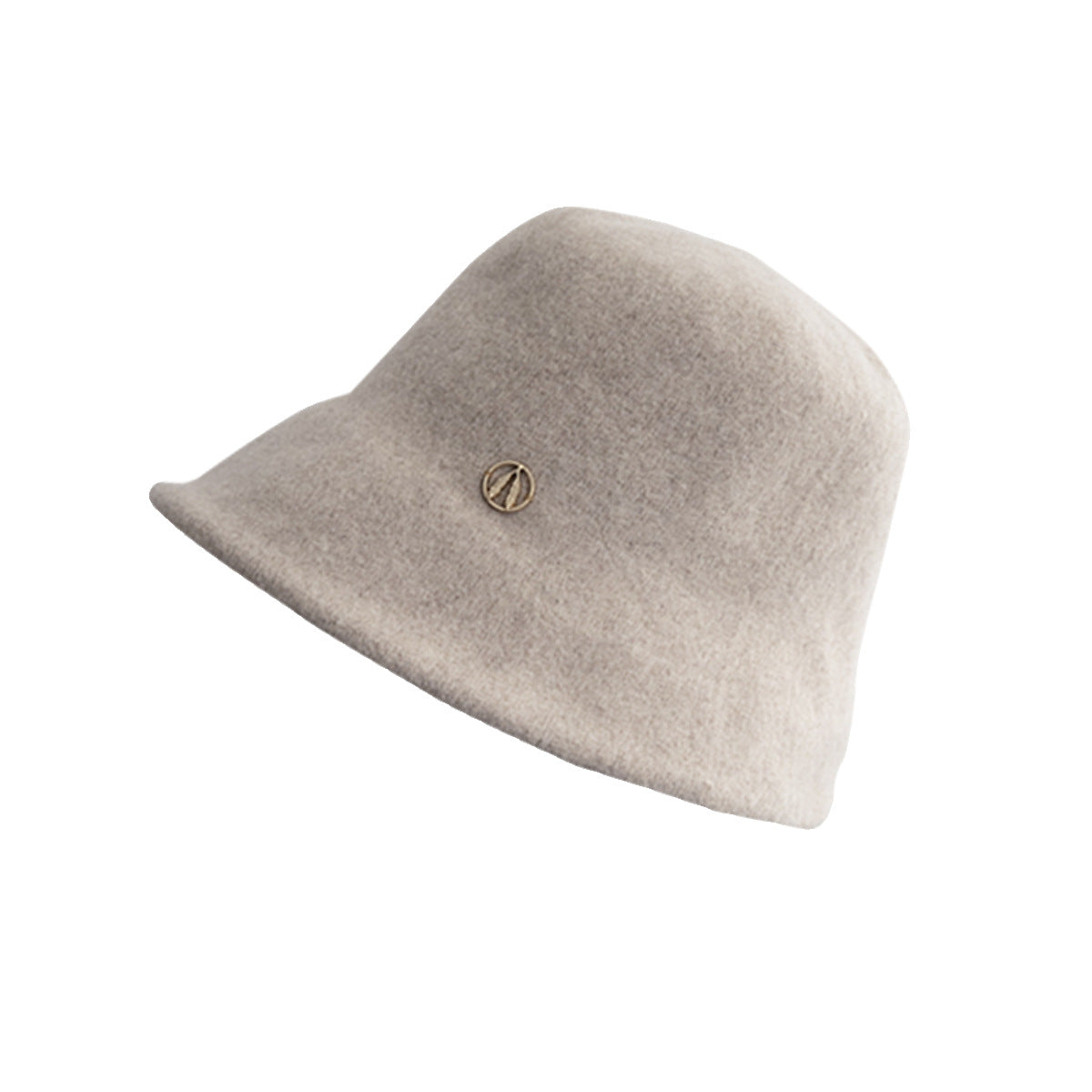 Women's Back Wool Bucket Hat Simple Winter Hats & Caps