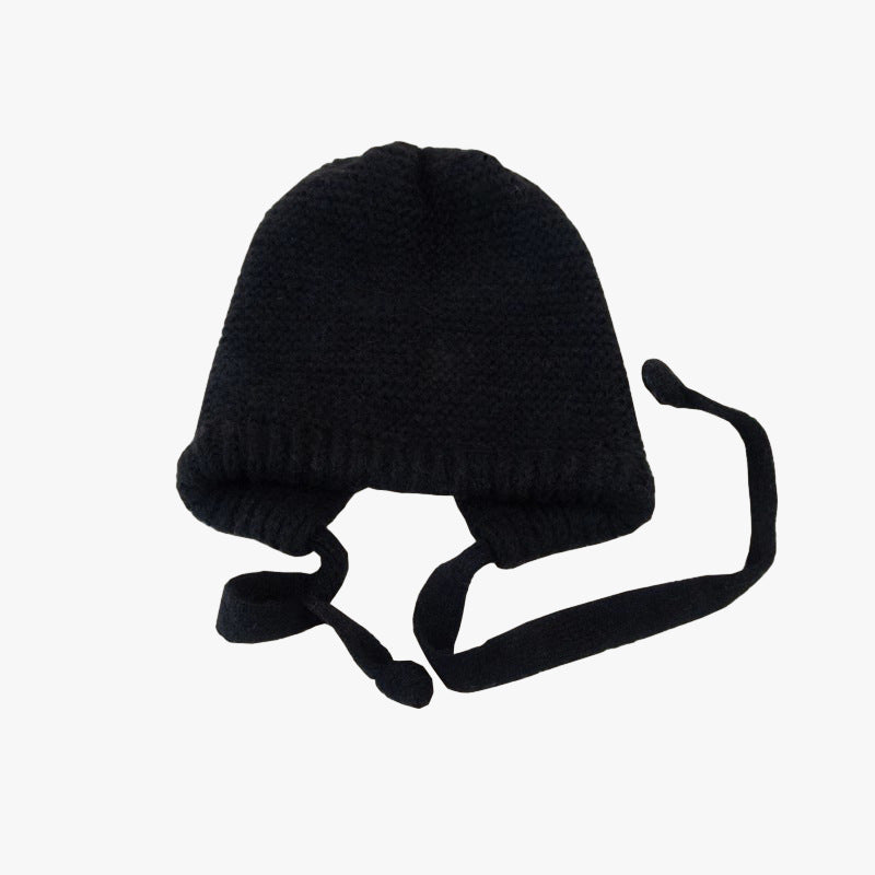 Women's Winter Korean Fashion Bag Warm Knitted Hats & Caps