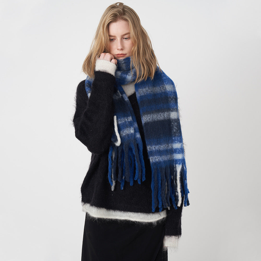 Women's Style Classic Retro Cashmere Plaid For Scarfs