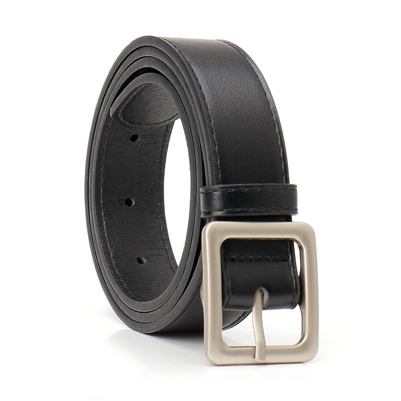 Women's Buckle Leather Korean Style Dress Decoration Belts