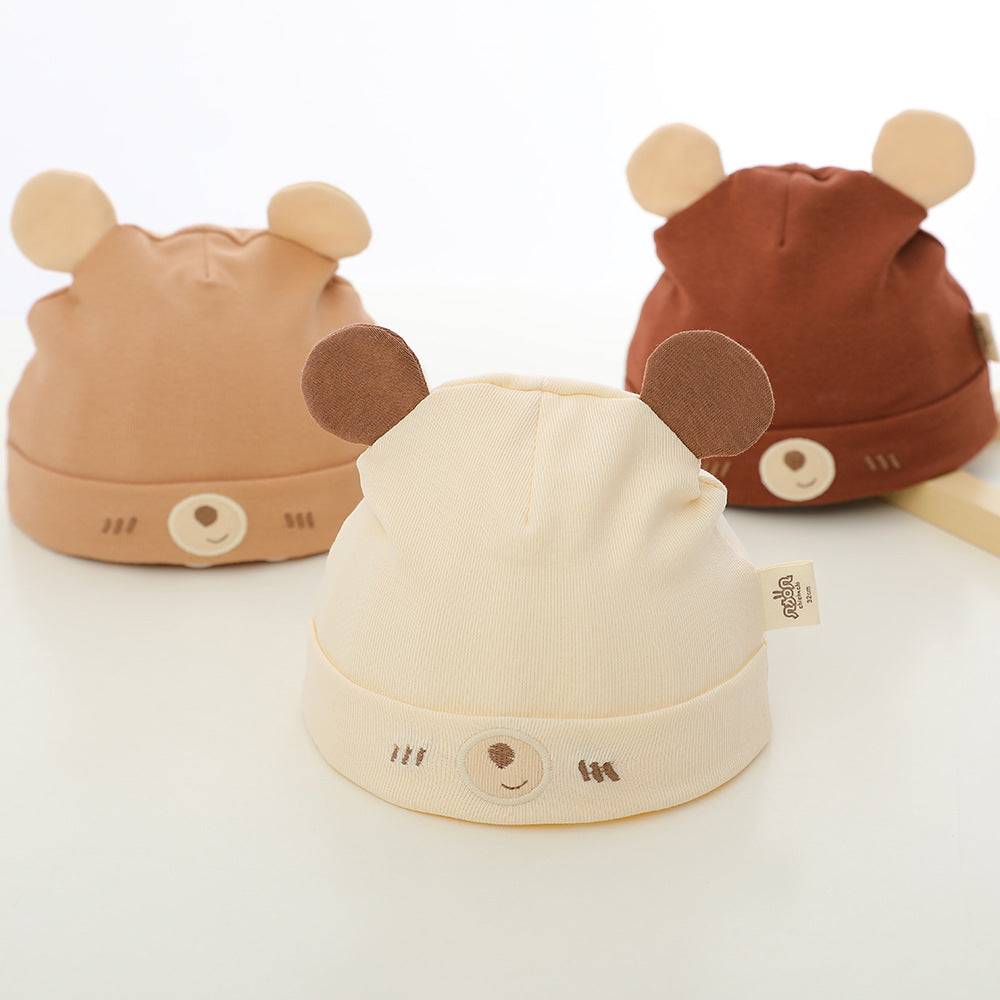 Hat Thin Born Fetal Happy Bear Kids' Headwear