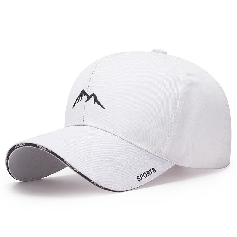 Women's Embroidered Mountain Sunshade Baseball Fashion Sandwich Hats & Caps