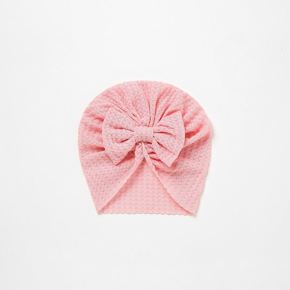 Hat Infant Indian Beanie Bowknot Care Kids' Headwear