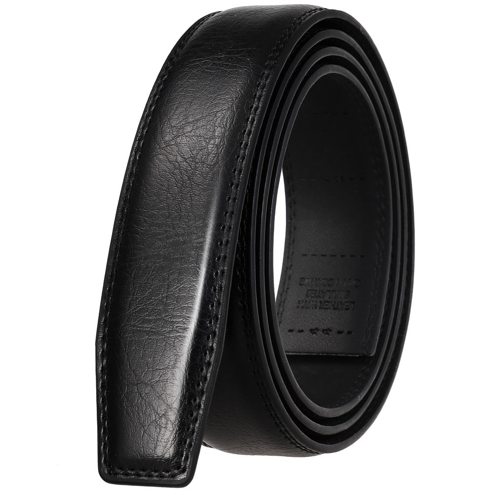 Men's Buckle With Strips Without Taking The Belts