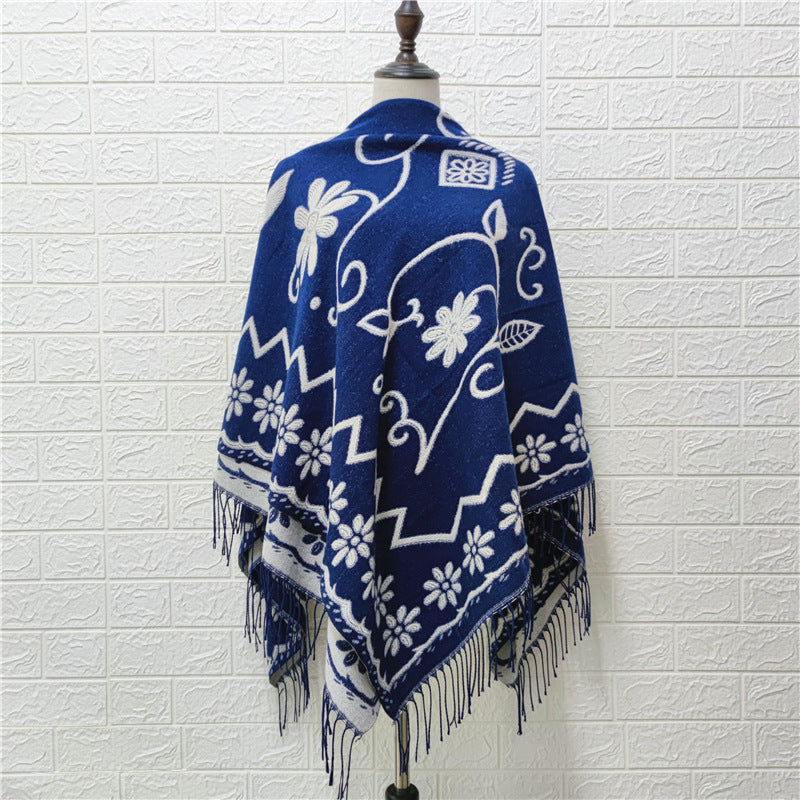 Women's Style Large Kerchief Shawl Warm Travel Scarfs