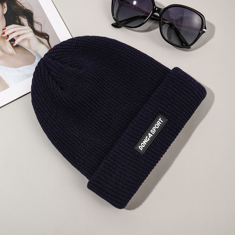 Women's Hat Thick Knitted Woolen Loose Big Hats & Caps