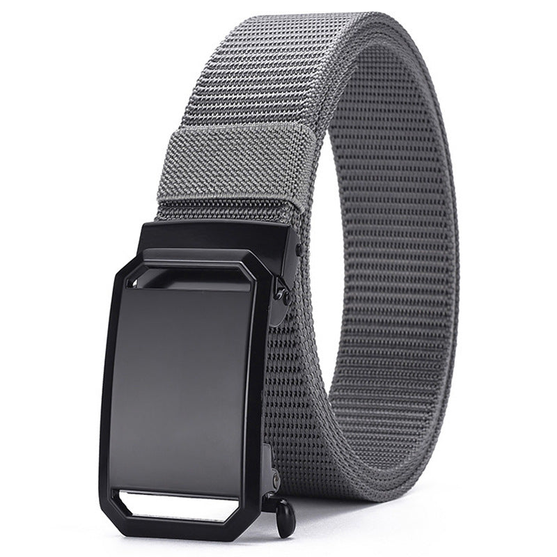 Men's Frosted Buckle Automatic Nylon Outdoor Leisure Belts