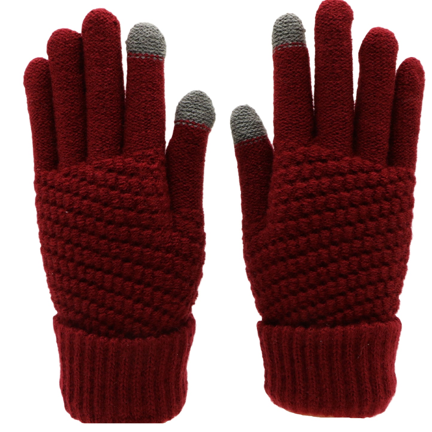 Women's Screen Knitted Winter Cold Protection Thickening Gloves