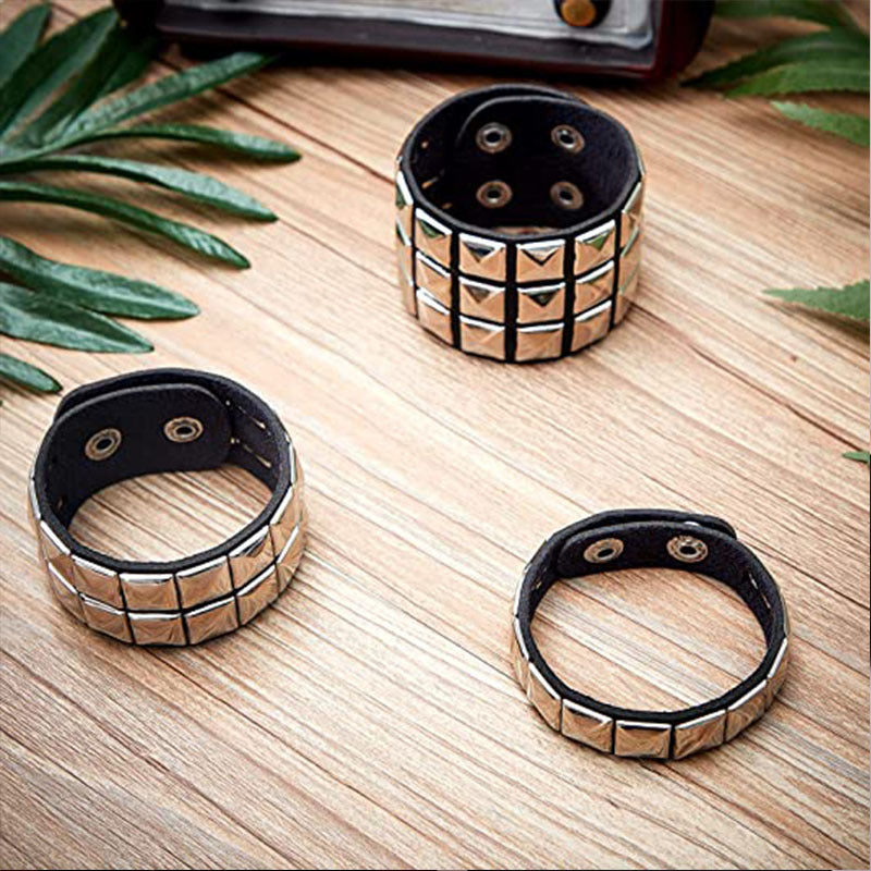 Rivet Unisex Square Beads Fashion Casual Belts