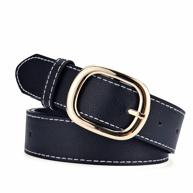 Women's Pants Decoration Black Thin Fashion Personal Accessories Belts