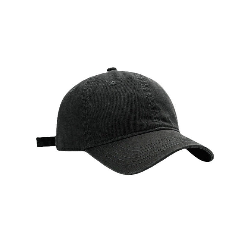 Solid Color Baseball Female Casual Soft Top Hats & Caps