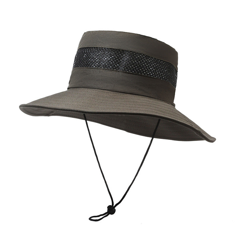 Men's Hat Summer Sun Monochrome Protection Outdoor Hats & Caps