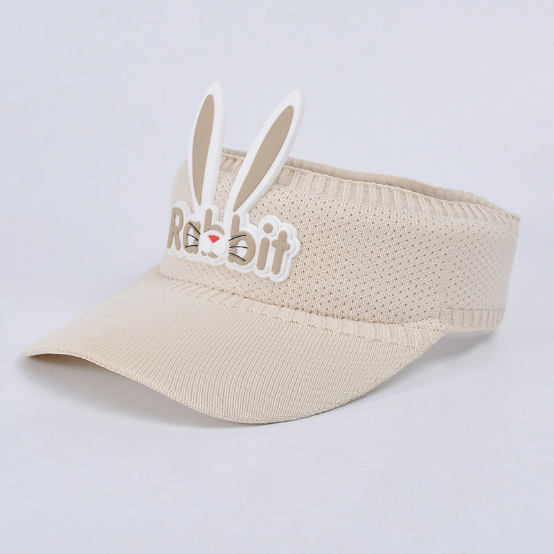 Children's Summer Hat Cartoon Rabbit Topless Male Female Sun Kids' Headwear