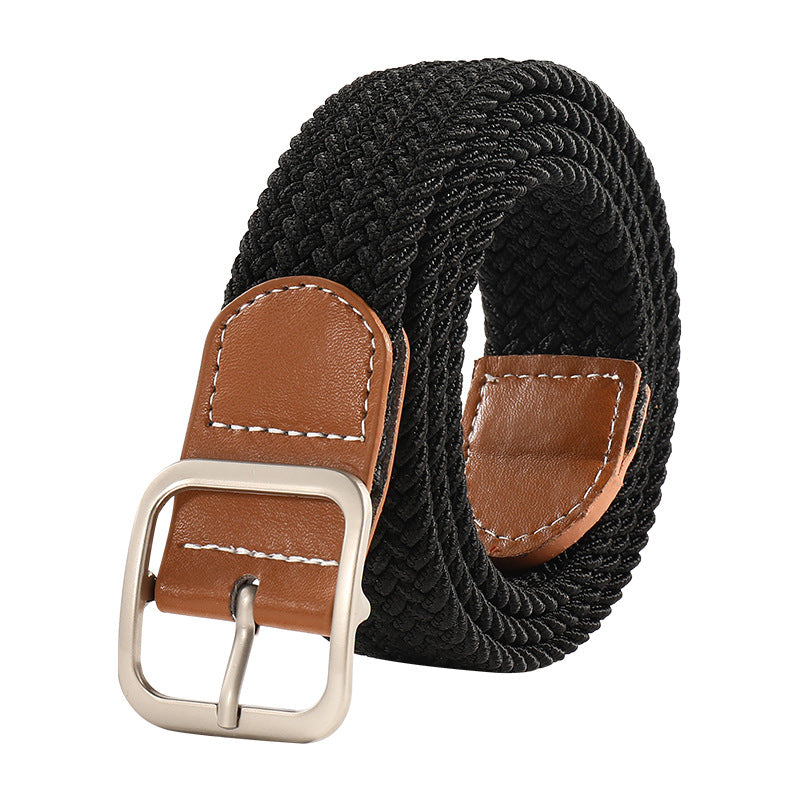 Lazy Canvas Woven Unisex Casual Trendy Belts