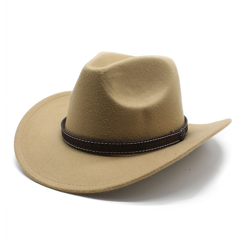 Women's & Men's Western Cowboy Hat Felt Ethnic Style Hats & Caps