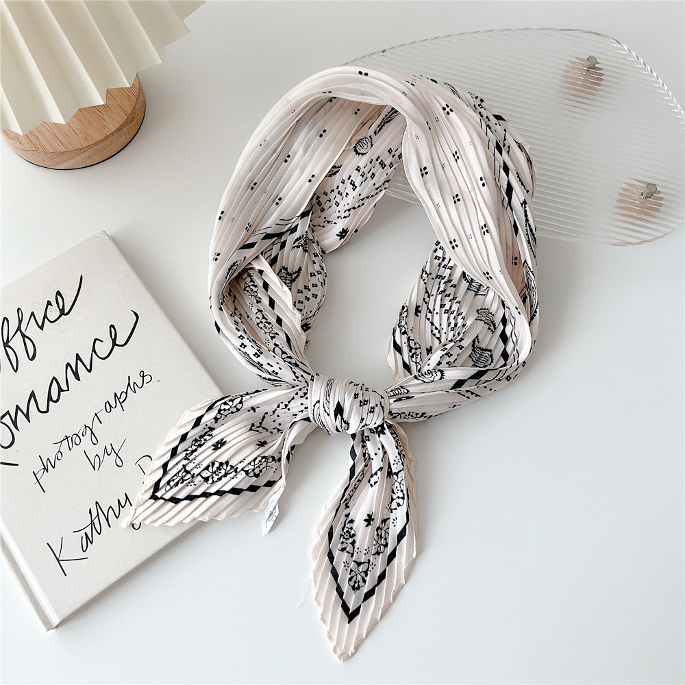 Women's Towel Silk Autumn Summer Diamond Korean Scarfs