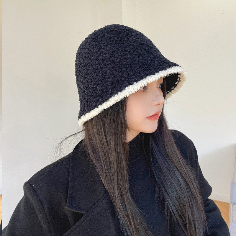 Women's Lady Korean Warm Small Wool Knitted Hats & Caps