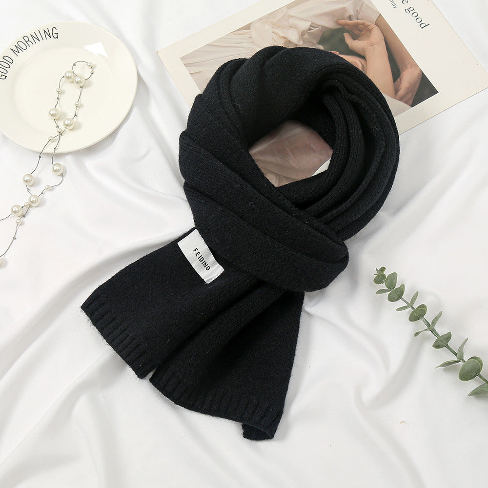 Women's Korean Wool Knitted Thickened Warm For Scarfs