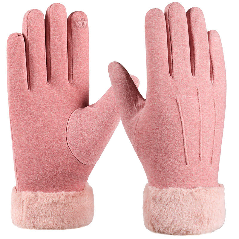 Women's Winter Cycling Skiing Cold Protection Touch Gloves