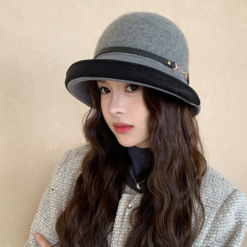 Women's Style Fashion Fisherman Hat Temperament Wild Warm Hats & Caps