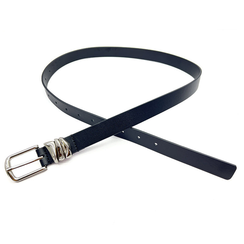 Women's Cattlehide Leather Surface Fashionable High Sense Belts