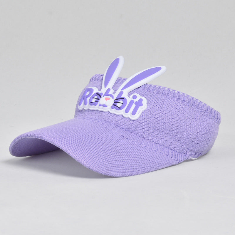 Children's Summer Hat Cartoon Rabbit Topless Male Female Sun Kids' Headwear