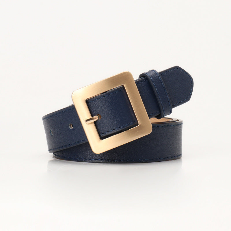 Women's Simple High-grade Square Buckle Fashion Korean Belts