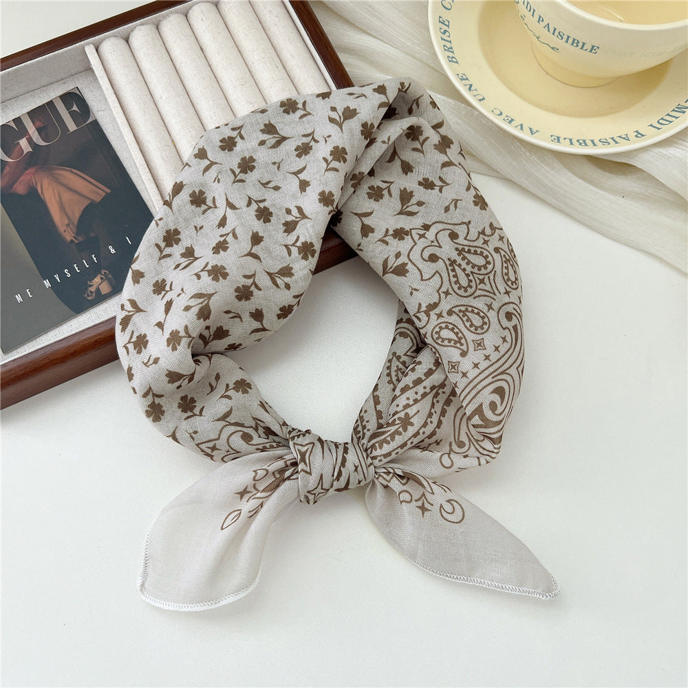 Women's Towel Fresh Breathable Soft Literary Decoration Scarfs